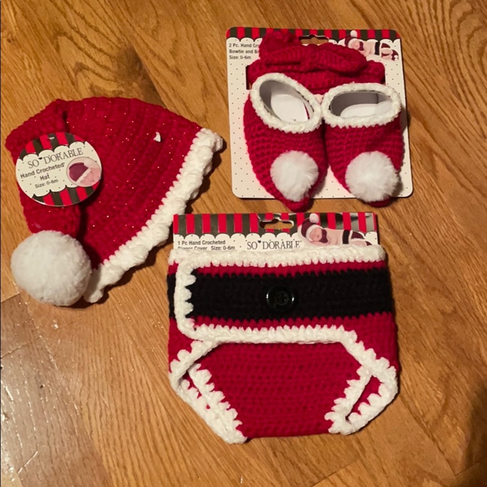 Newborn Christmas Santa Set